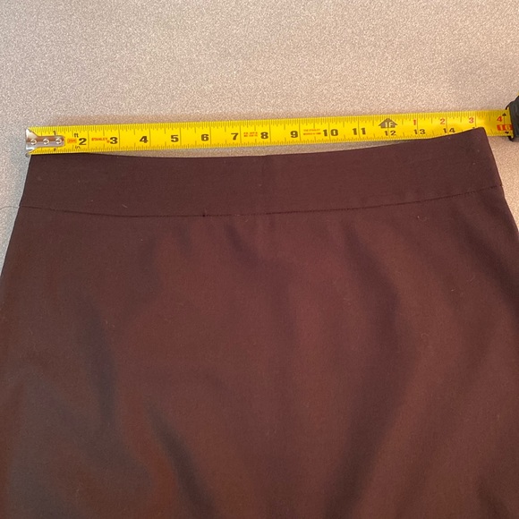 ZARA Basic - brown midi skirt. Size 8 - Picture 8 of 10